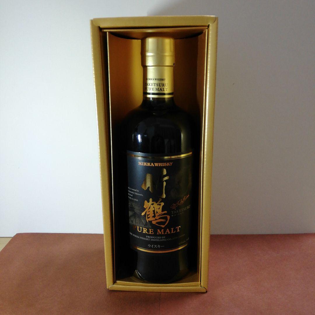 ニッカウヰスキー 竹鶴 ピュアモルト 700ml　　外箱付き