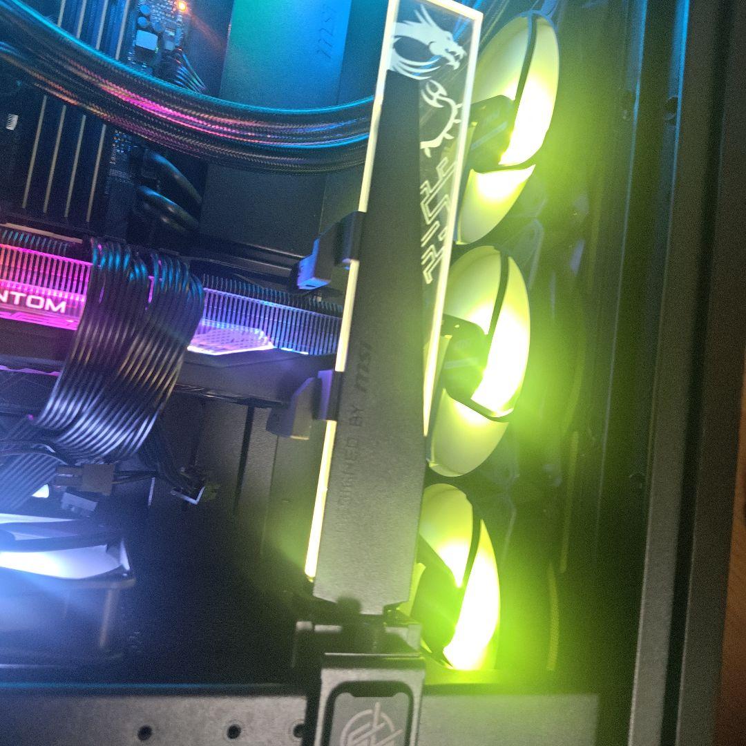 自作パソコン ほぼ未使用 メモリ64gb 5t r7 7700 rx7800xt