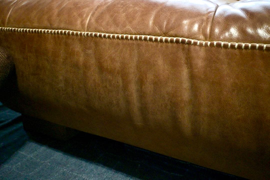 オピアムフレンズソファ 2.5人掛け OPIUM ブラウンレザー