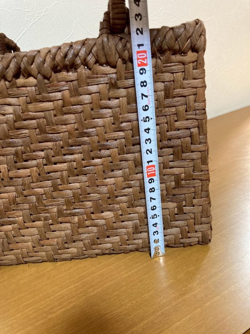 山ぶどう籠バッグ（日本製　国産材　８年物）