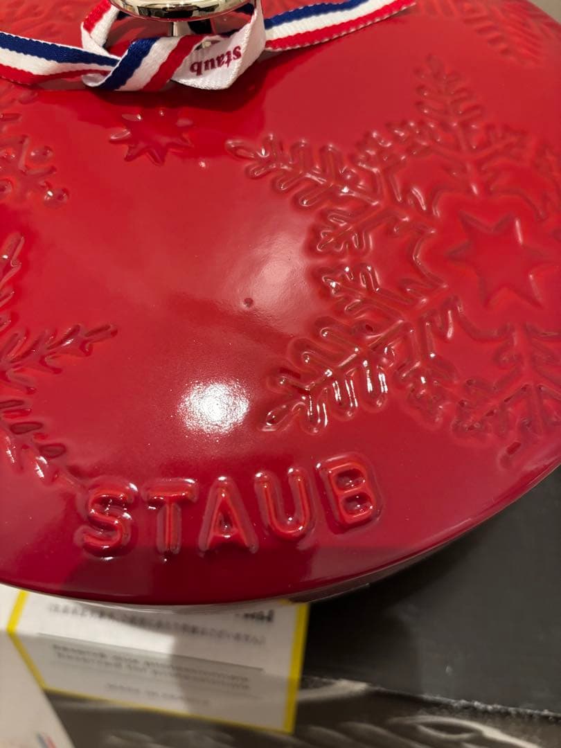 STAUB スノークリスタルココット ２４cm