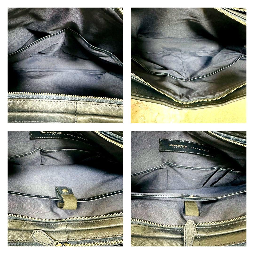 廃盤品 2way サムソナイトブラックレーベルデュモンクス 2層 ビジネスバッグ