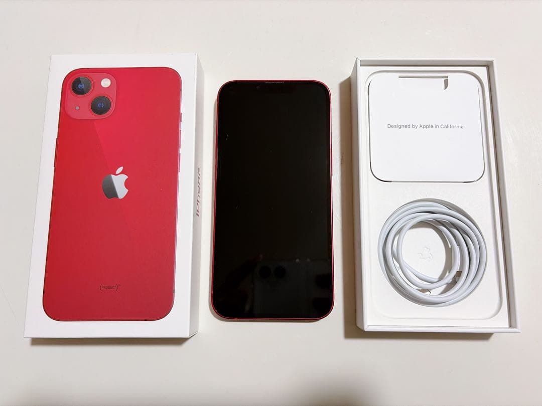 【美品】iPhone13 256GB レッド 本体 SIMフリー