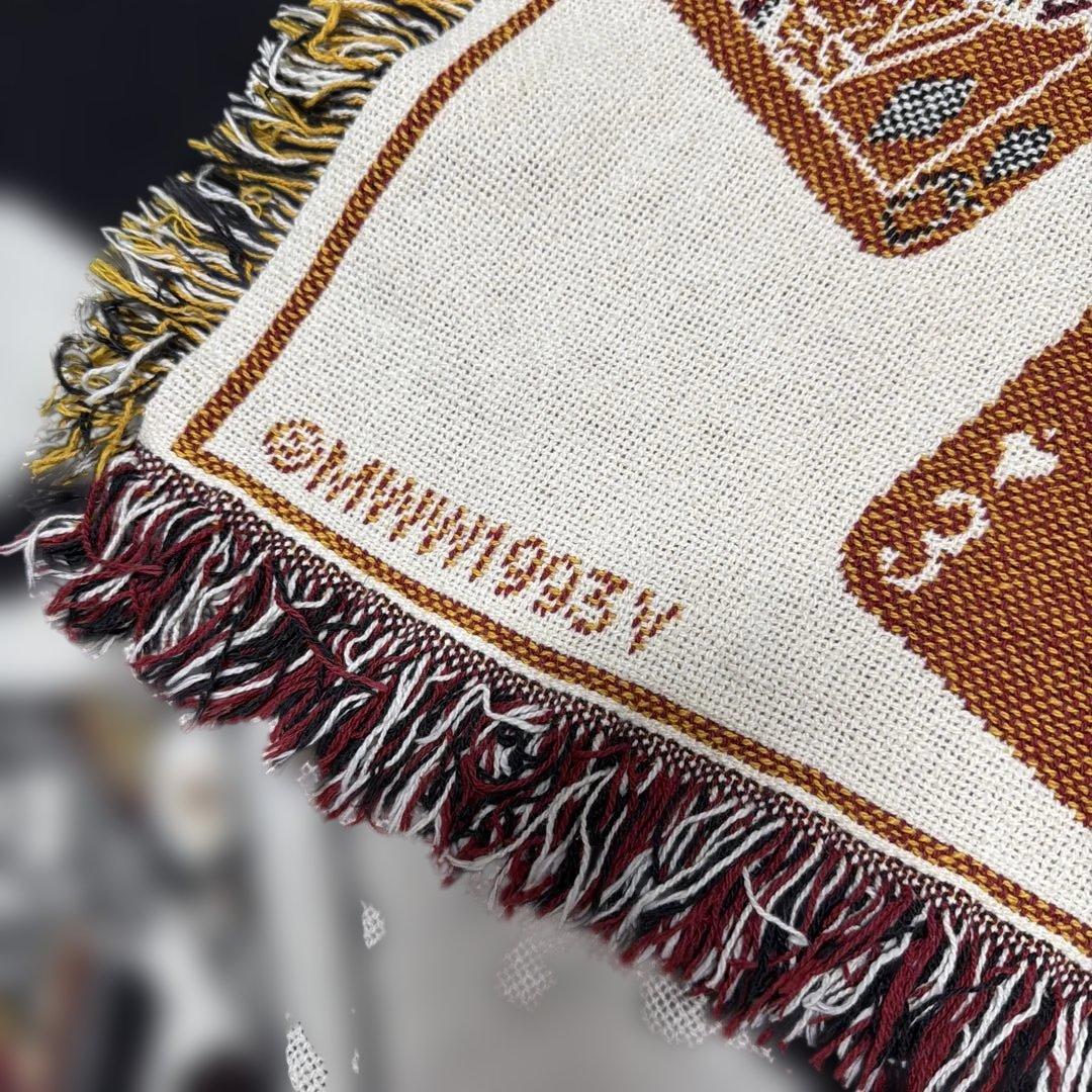 トランプ　マルチカバー　ソファカバー　ヴィンテージラグ　180x122