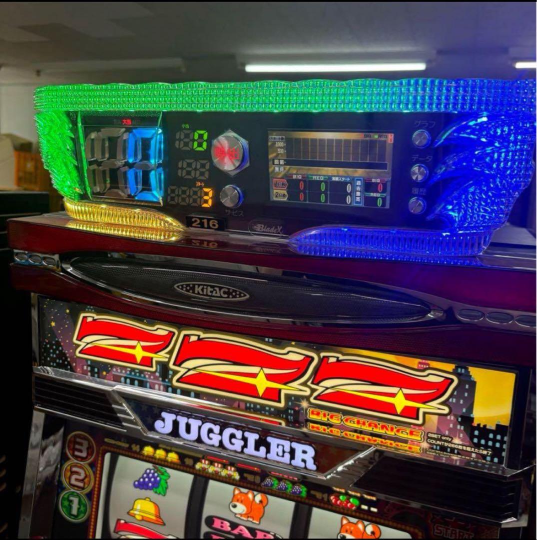 6号機 ファンキージャグラー2 実機 家庭用フルセット！