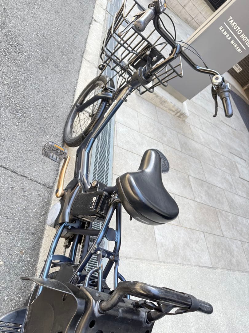 子供乗せ　パナソニック 電動アシスト自転車 チャイルドシート付き