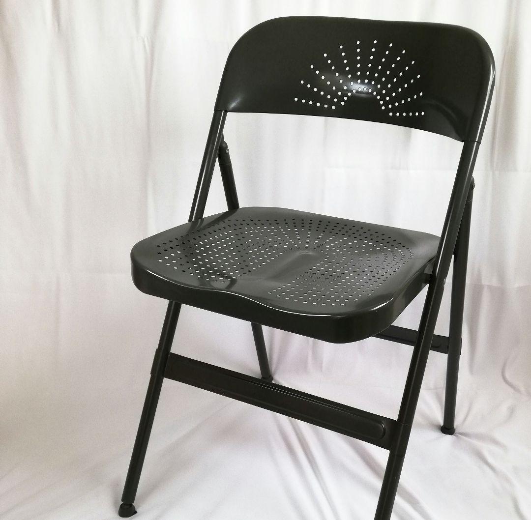 【希少】廃盤品 IKEA イケア　FRODE フローデ 折りたたみ椅子 黒赤