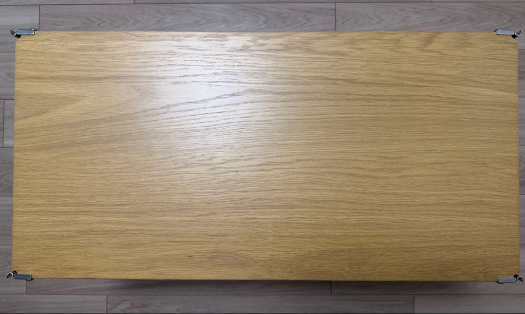 無印良品 ステンレスユニットシェルフ　オーク材棚セット　ワイド小