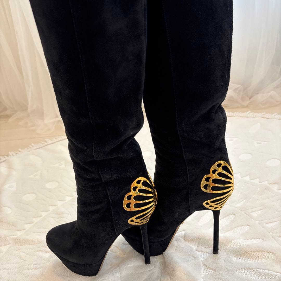 ⭐︎ジュゼッペ　ザノッティ　蝶モチーフ　ニーハイブーツ　36 ⭐︎