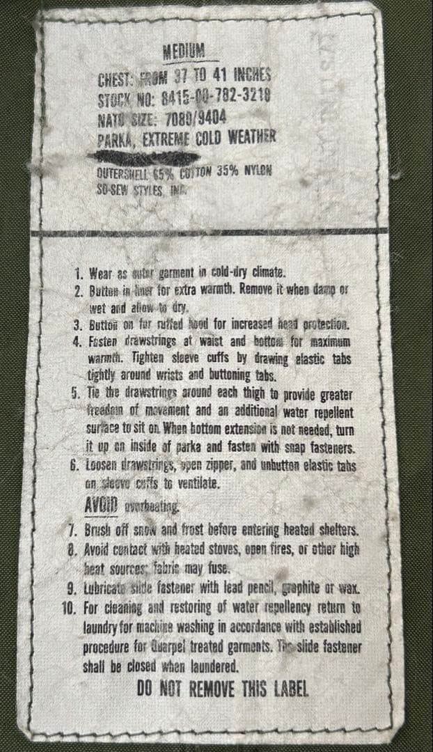 【ライナー付】80's us army M-51 モッズコート vintage