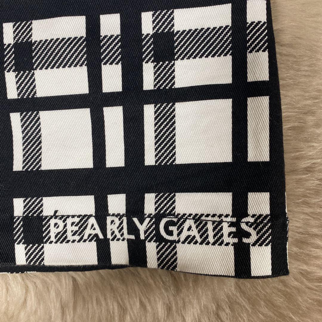 パーリーゲイツレディース30ANNIVERSARYチェックPGロゴ入りスカート