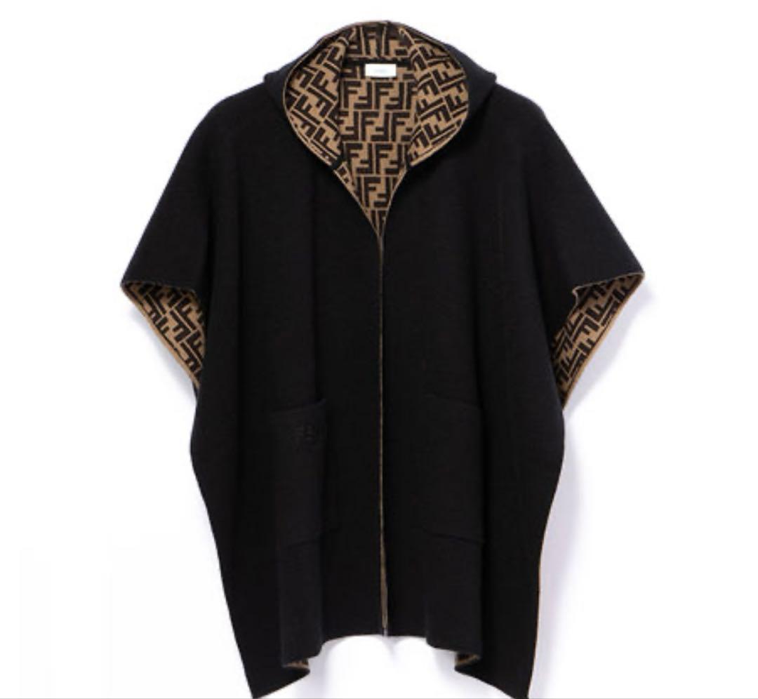 一回着用のみ　FENDI リバーシブル ケープ