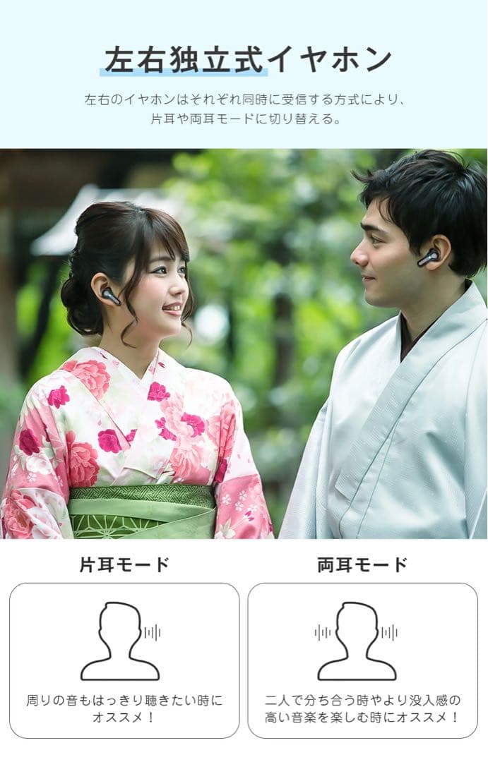 【新品】ワイヤレスイヤホン Bluetoothイヤホン 5.3型 2024最新