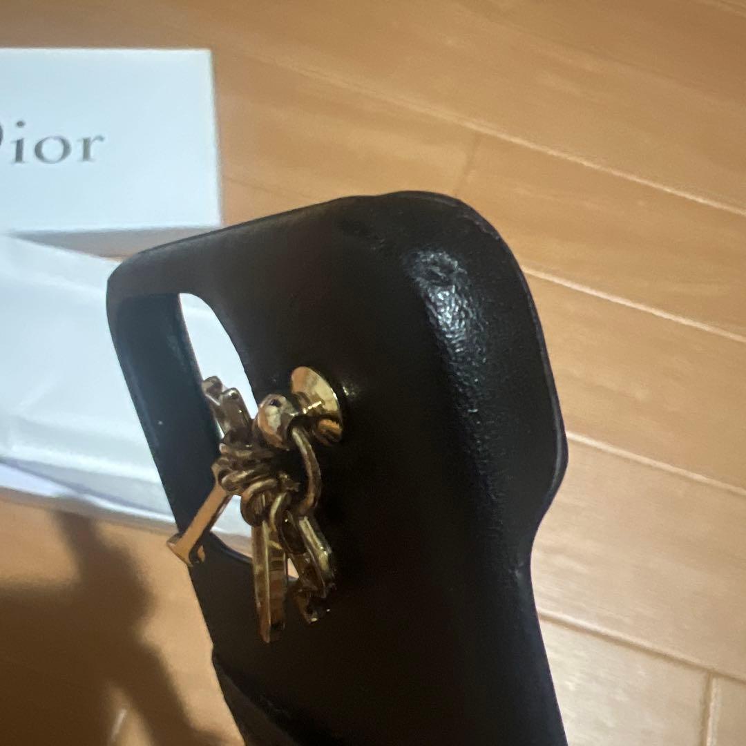Dior ブラックレザー ソフトケース 13Promax