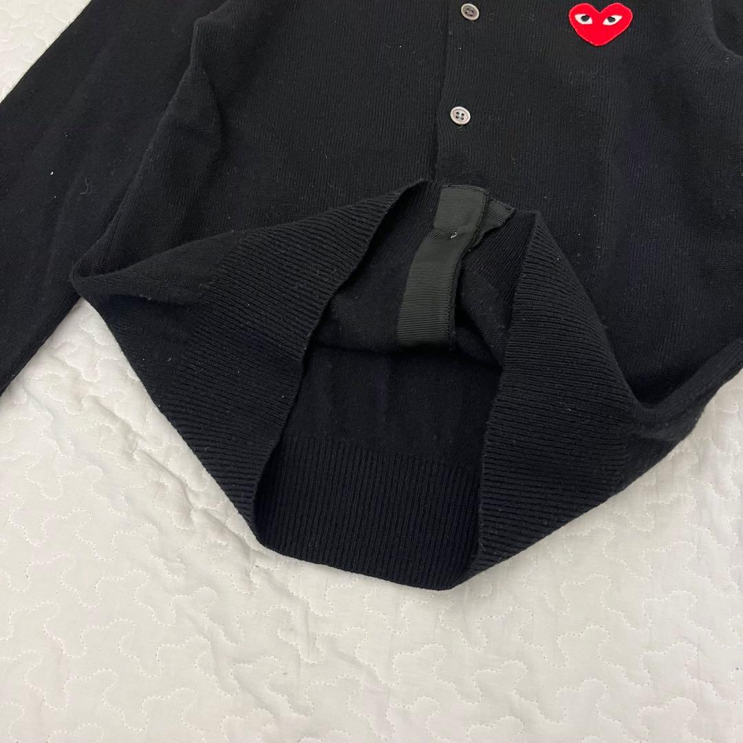 中*島様 PLAY COMME des GARCONS カーディガン 黒 S レ