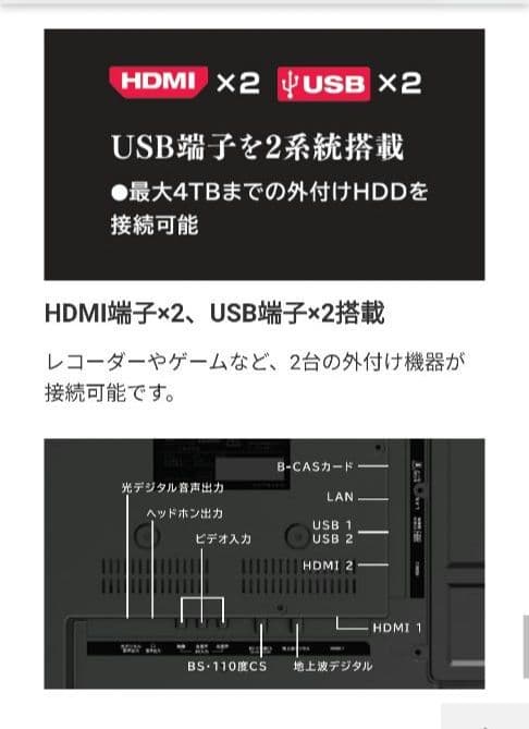 Aiwa　32型ハイビジョン液晶テレビ TV-32HB10W
