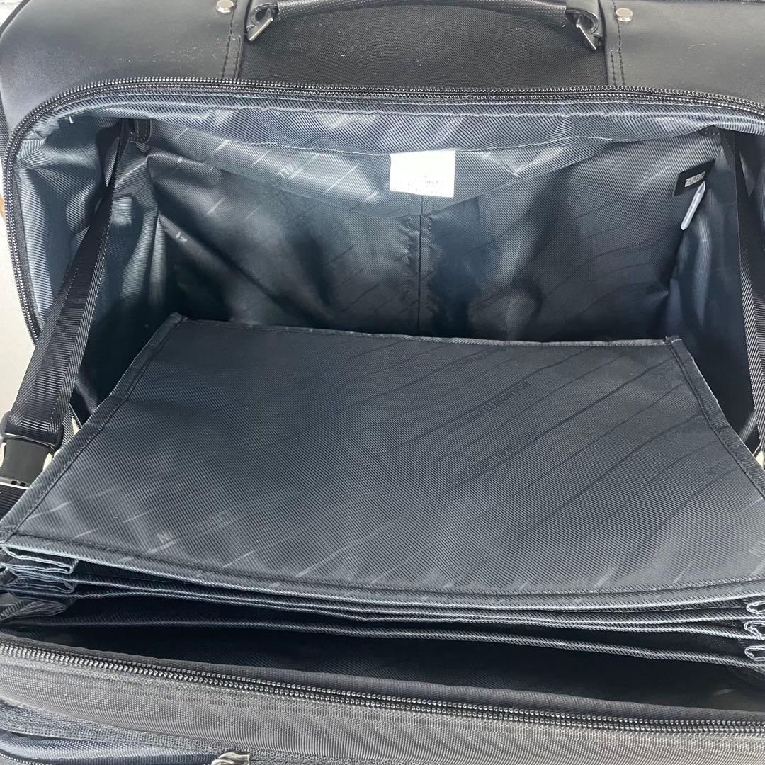 【美品】ゼロハリバートン 2WAY キャリーバッグ 機内持込 通勤 出張 4輪