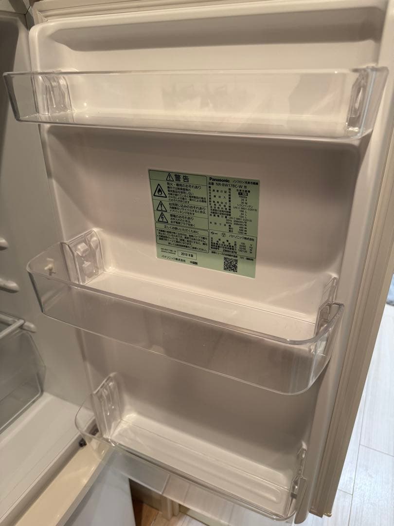 Panasonic 冷蔵庫　中古　NR-BW17BC