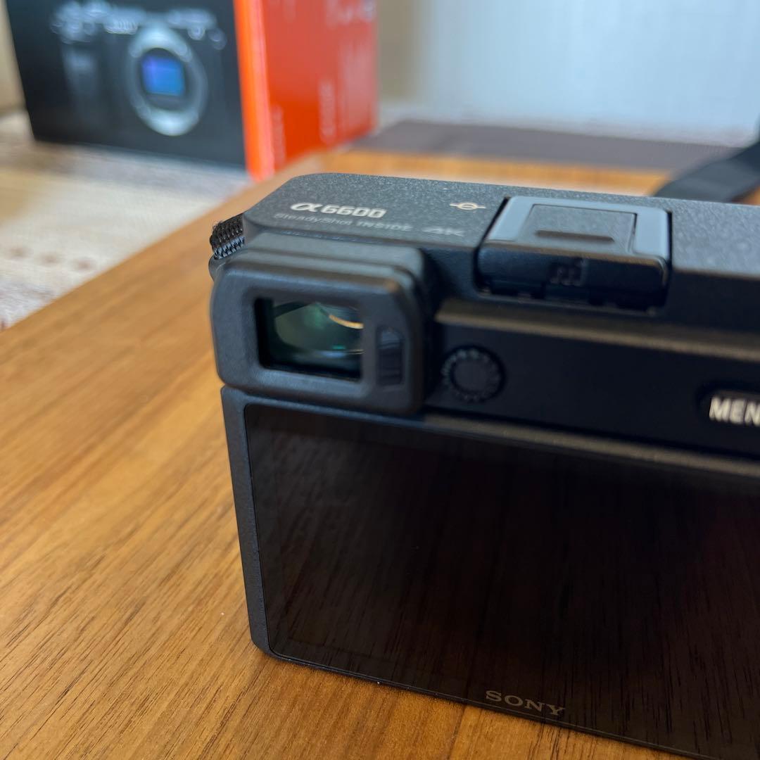【美品】SONY α6600 ilce-a6600 ボディ 本体　撮影ガイド付