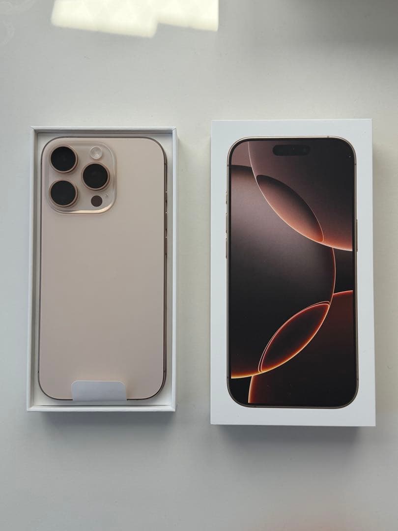 【交換後未使用】iPhone16 Pro 1TB デザートチタニウムSIMフリー