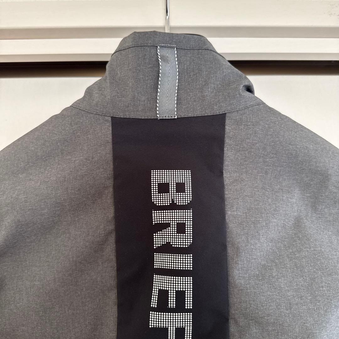 【値下げ】BRIEFING グレー ベスト フルジップ サイズM