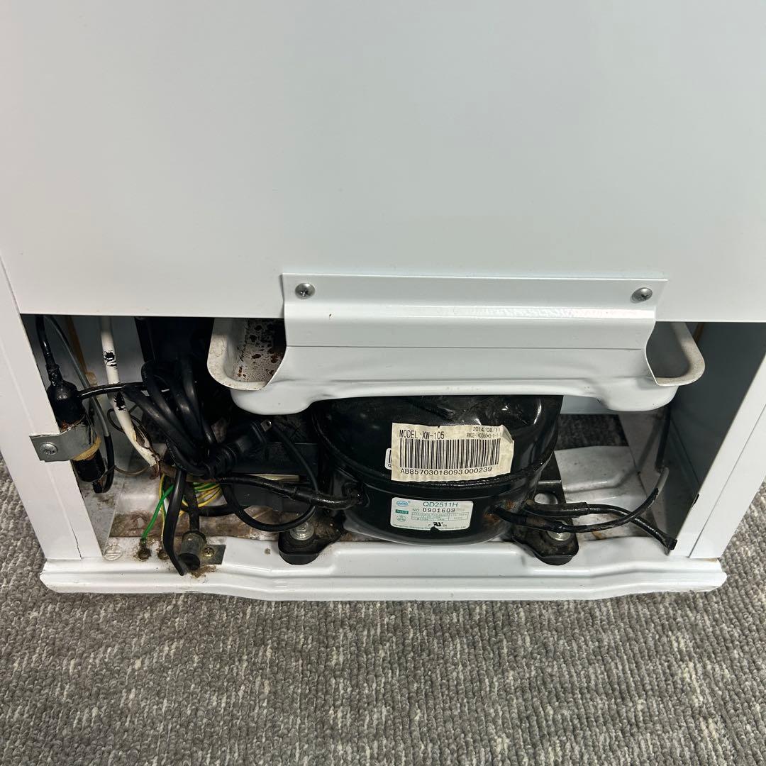 108業務用 冷蔵ショーケース オフィスコンビニ XW-105 左右開き 小型