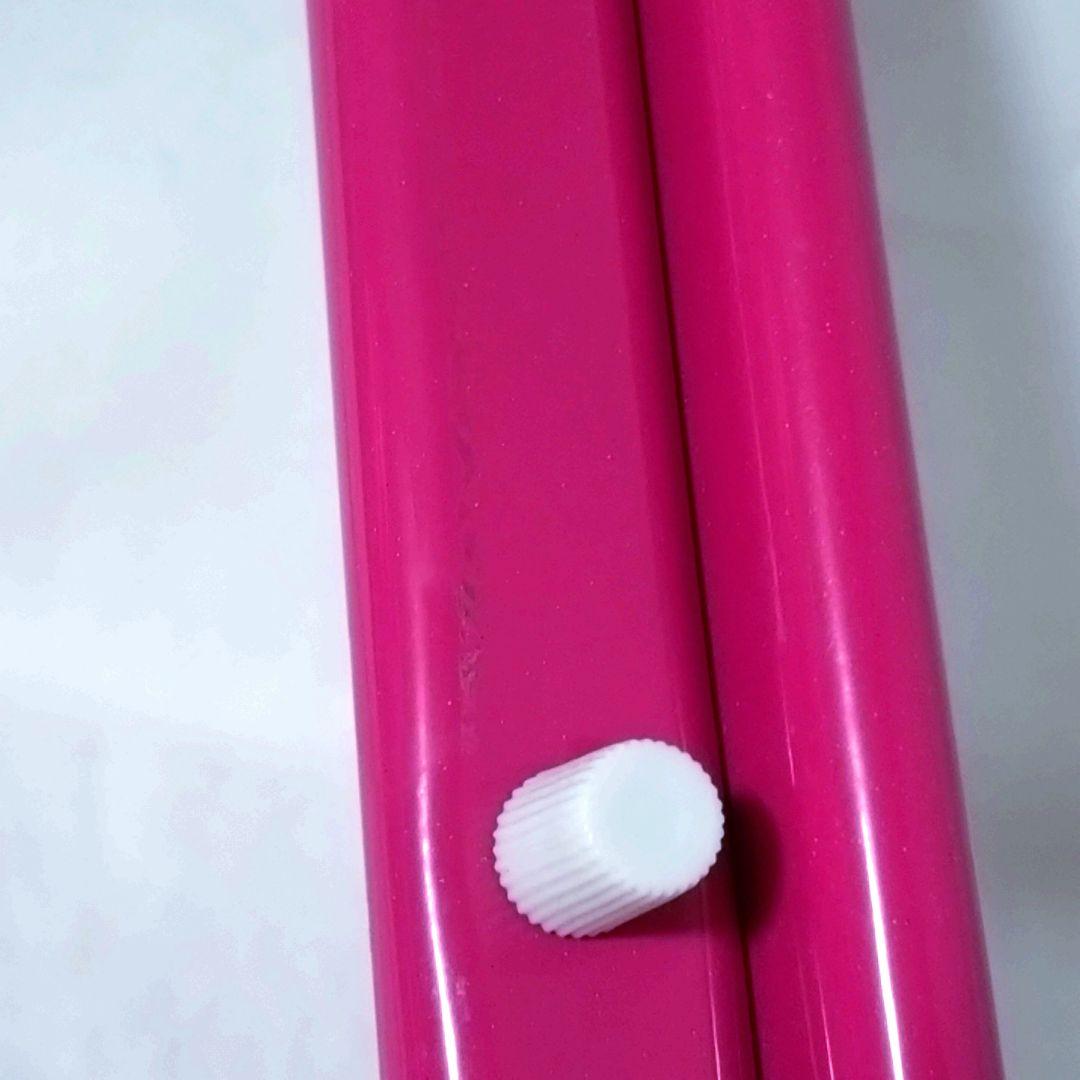 美品　レトロポップ　ガラステーブル　ピンク　センターテーブル　ローテーブル