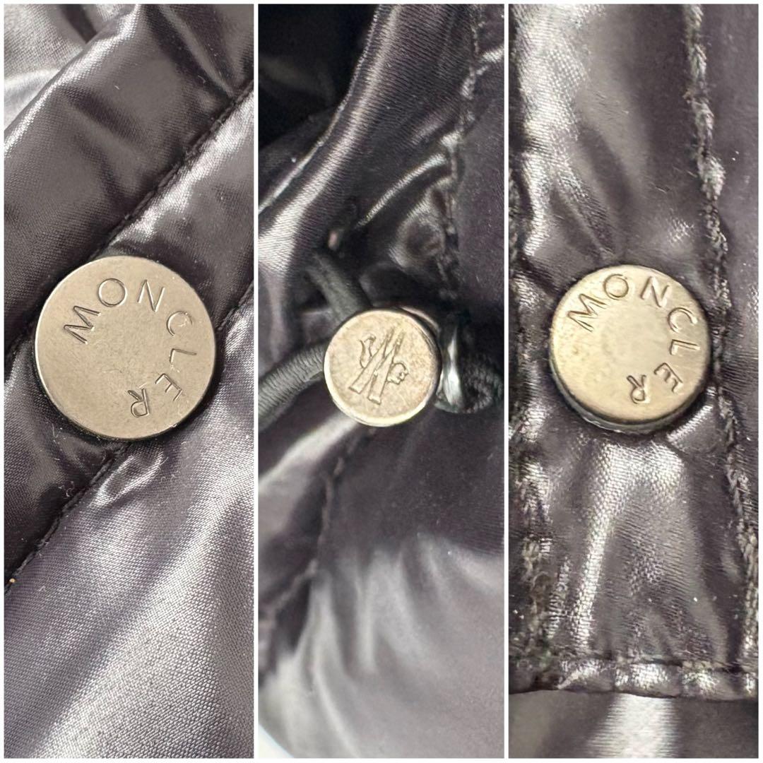 【大きいサイズ】MONCLER ダウンジャケット デカロゴ K2 ブラック 5
