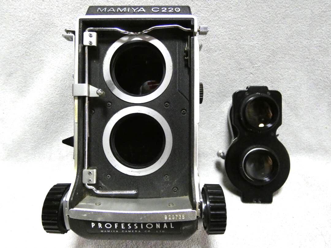 MAMIYA C220 PRO SEKOR 105mm F3.5 二眼レフカメラ