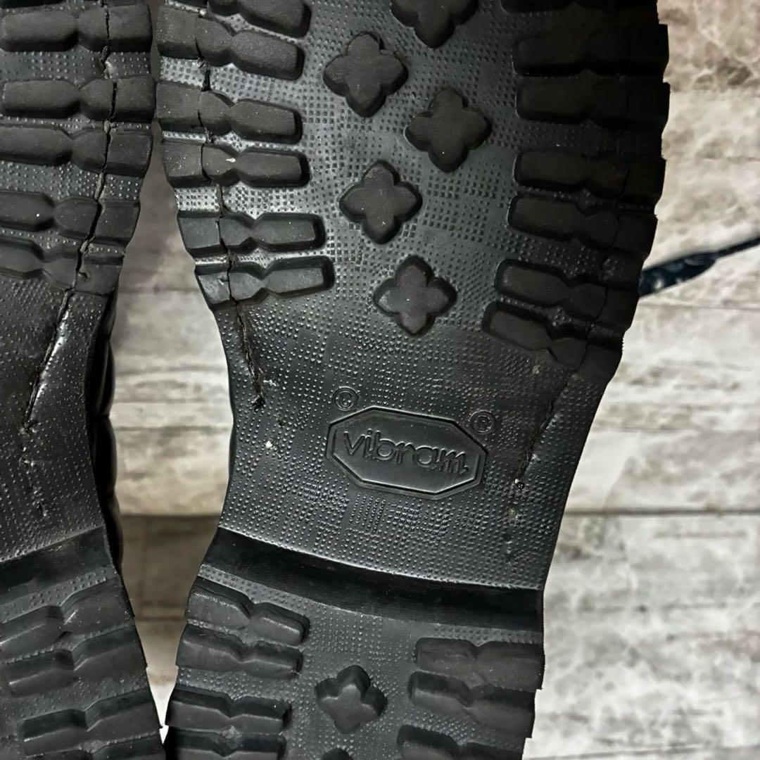 BUTTERO ブッテロ　キルティング　ブーツ　本革　ダークネイビー　23.5㎝