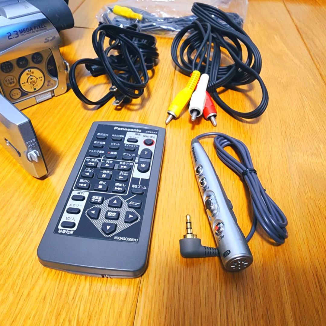 【動作確認済】Panasonic MiniDV 高画質 ビデオカメラ セット