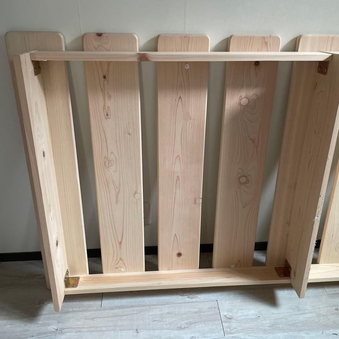 ⭐︎美品☆ 檜すのこベット シングルサイズ