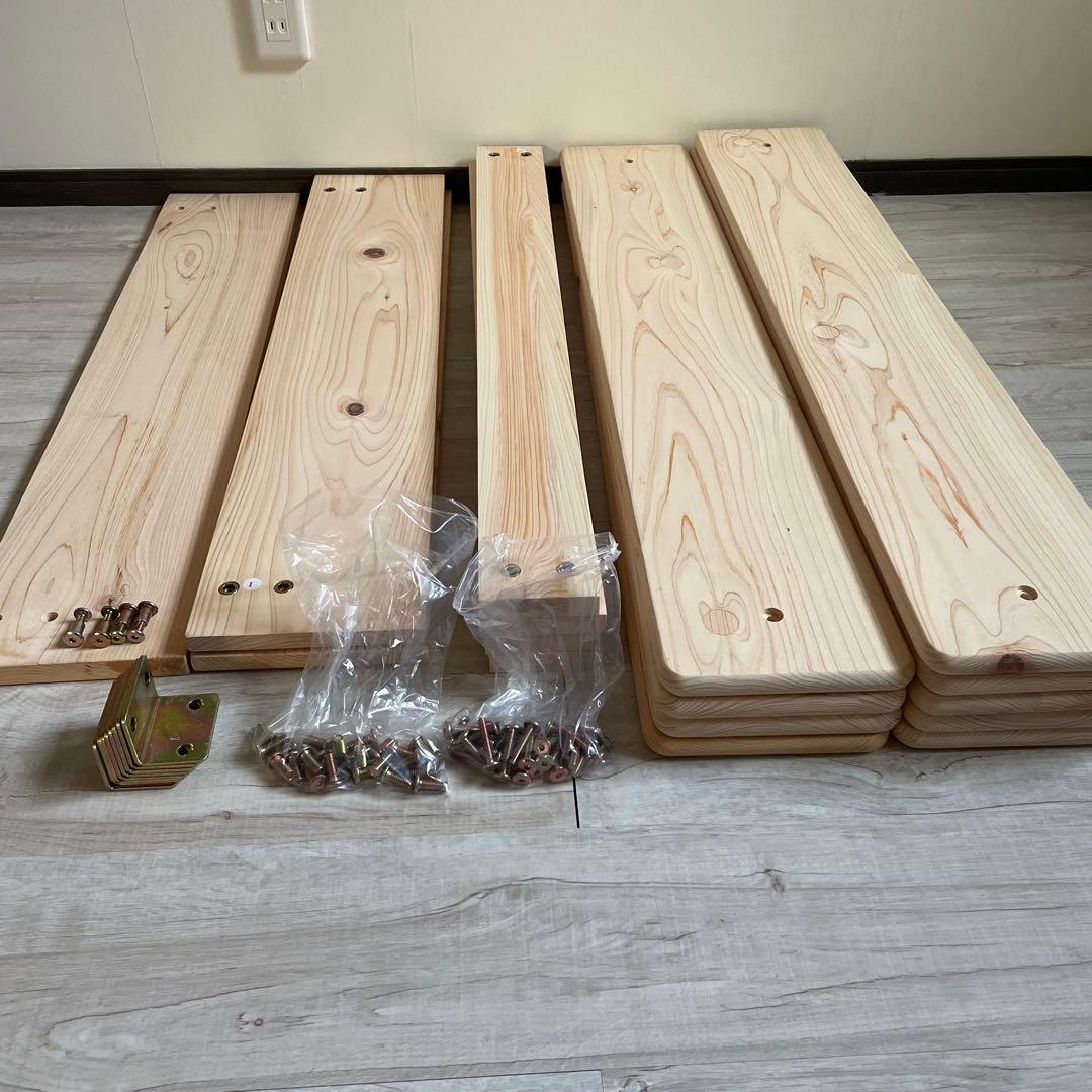 ⭐︎美品☆ 檜すのこベット シングルサイズ