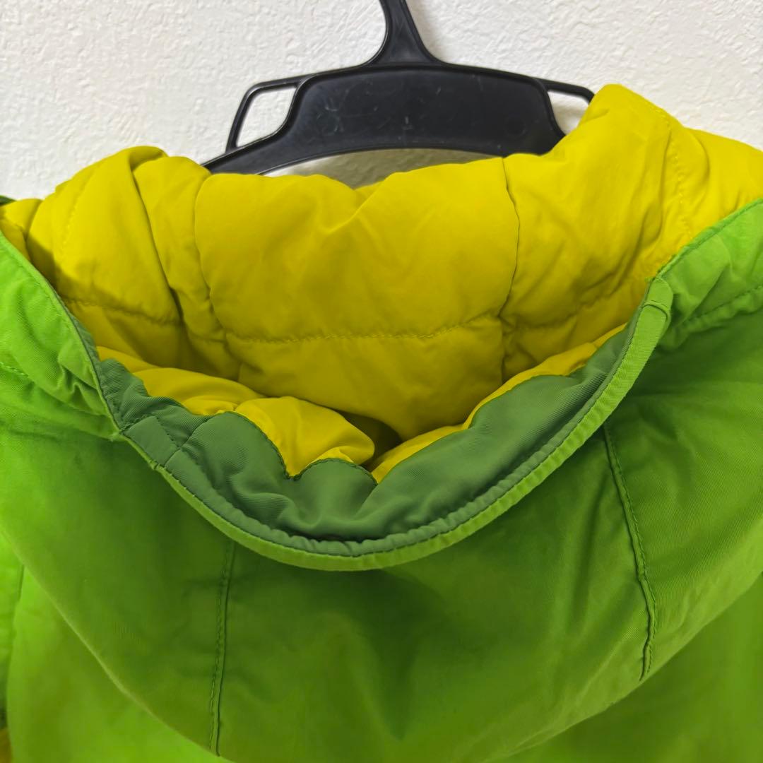 mont-bell キッズ フード付きジャンプスーツ 110 グリーン