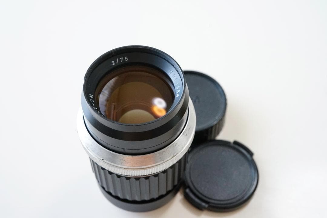 KMZ PO-2-2M 75mm f2 ライカMマウント改 オールドシネレンズ
