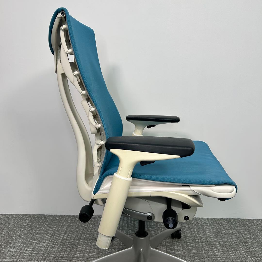 P エンボディチェア 最高級 ハーマンミラー ブルー系Embody