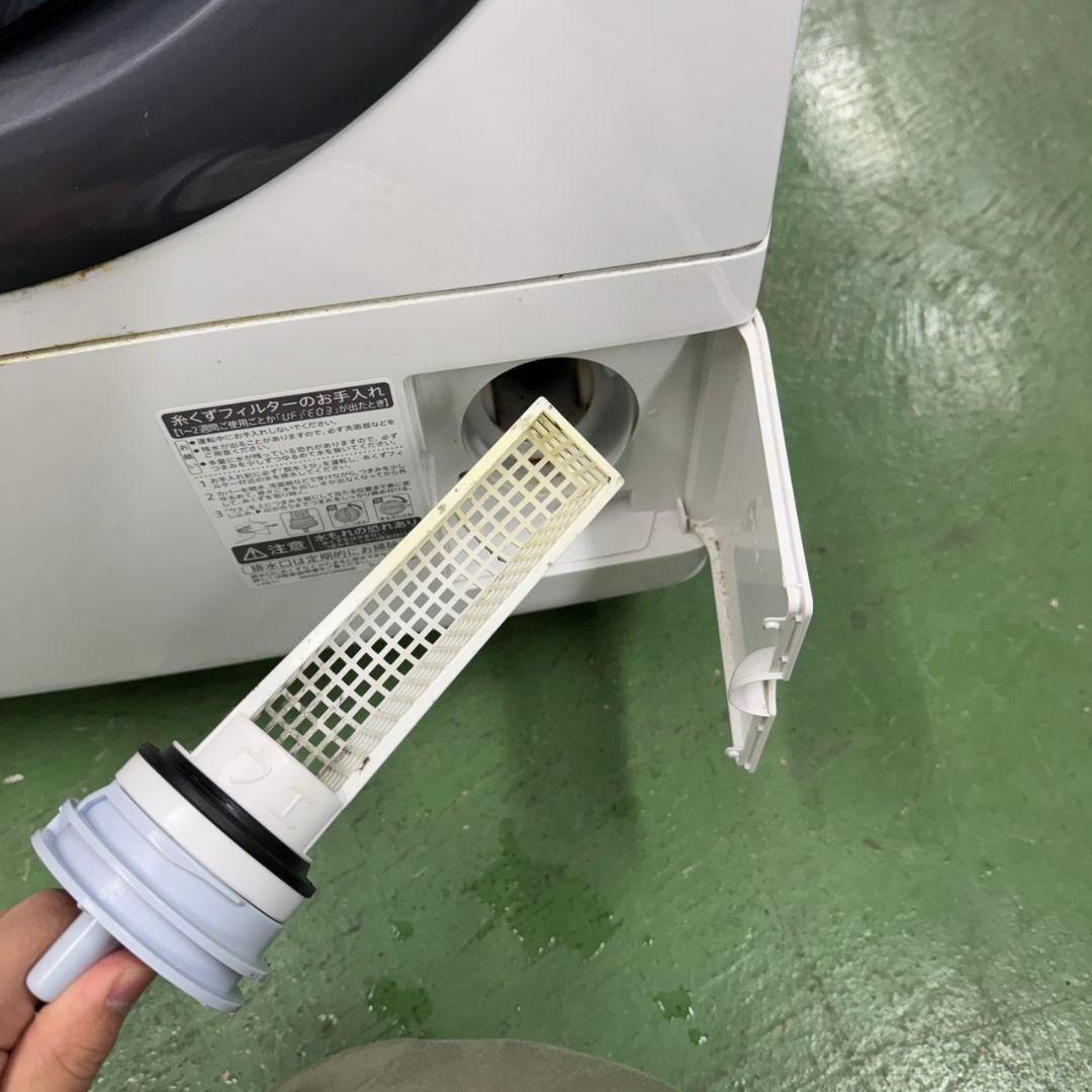 285↑送料設置無料★SHARPドラム式洗濯機　乾燥機能付き　7㌔