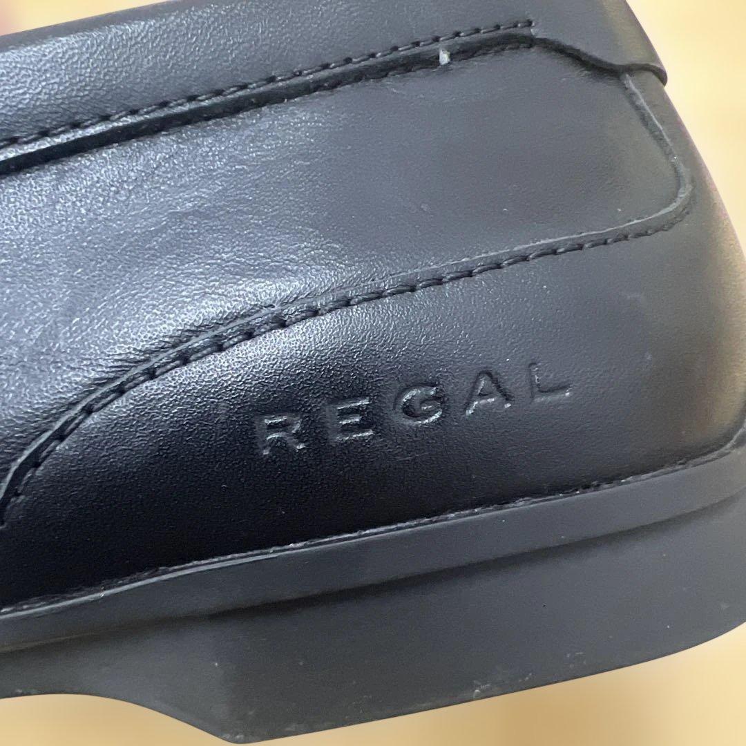 リーガル 黒 スリッポン 27cm