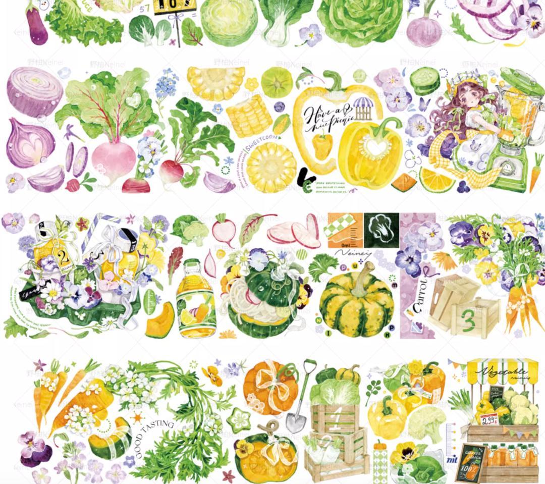 【Neinei 4巻セット】人気 フルーツ&ベジタブルシリーズ