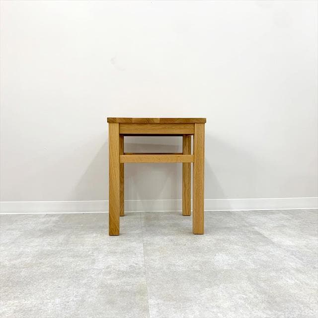 無印良品無垢材サイドテーブルベンチ