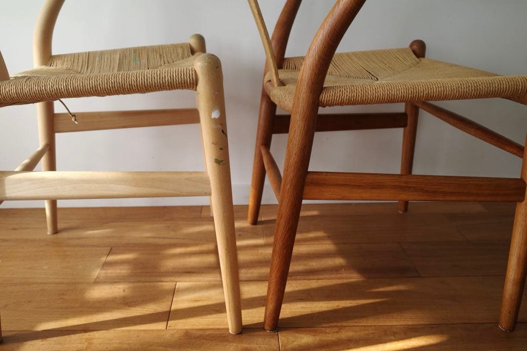 【ヴィンテージ yチェア】オーク オイルフィニッシュ