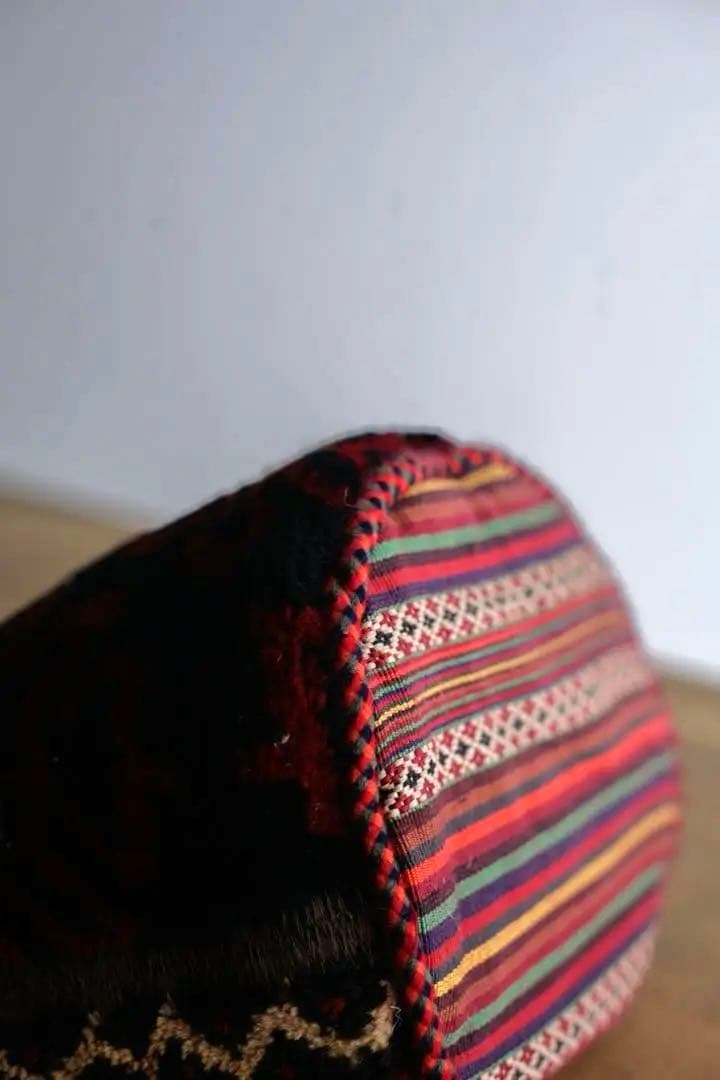 トライバルラグ バスケット バルーチ ヴィンテージラグ　グリーンポッド　植木