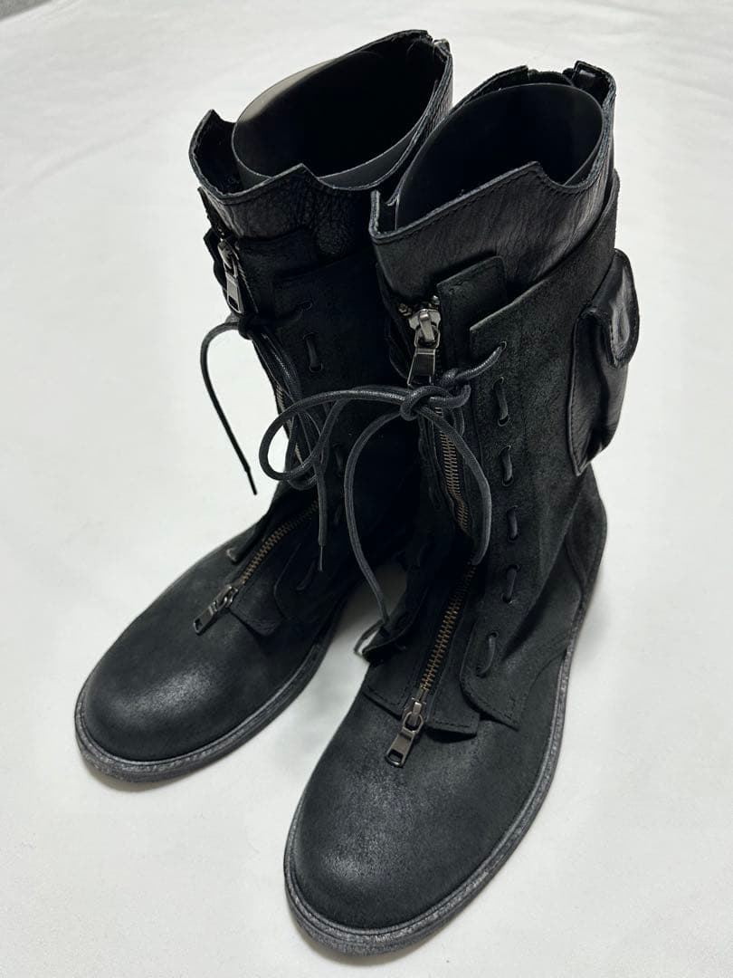 靴 tornado mart side pocket zip long boots