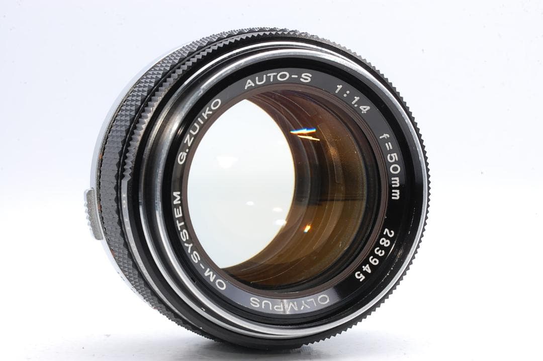 極美品　完動品　ケース付き　オリンパス　OM-1 G.zuiko 50 1.4