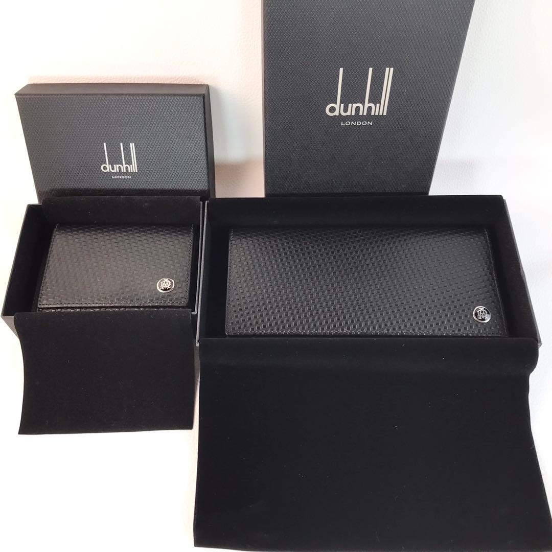 未使用品　ダンヒル　dunhill ケース　名刺入れ カードケース　マチ有