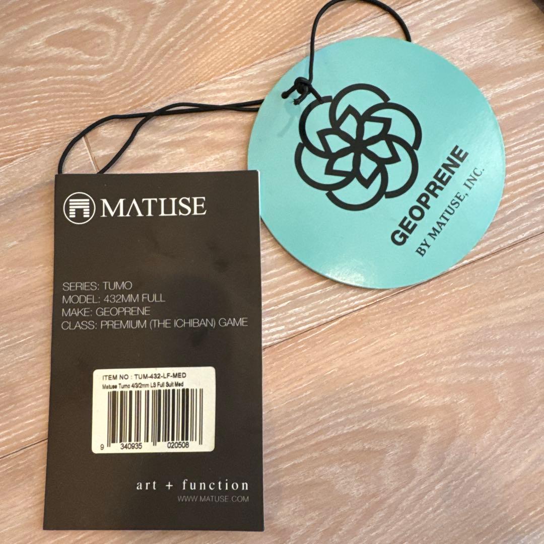 エアロ　MATUSE TUMO FULL 4/3 WETSUIT