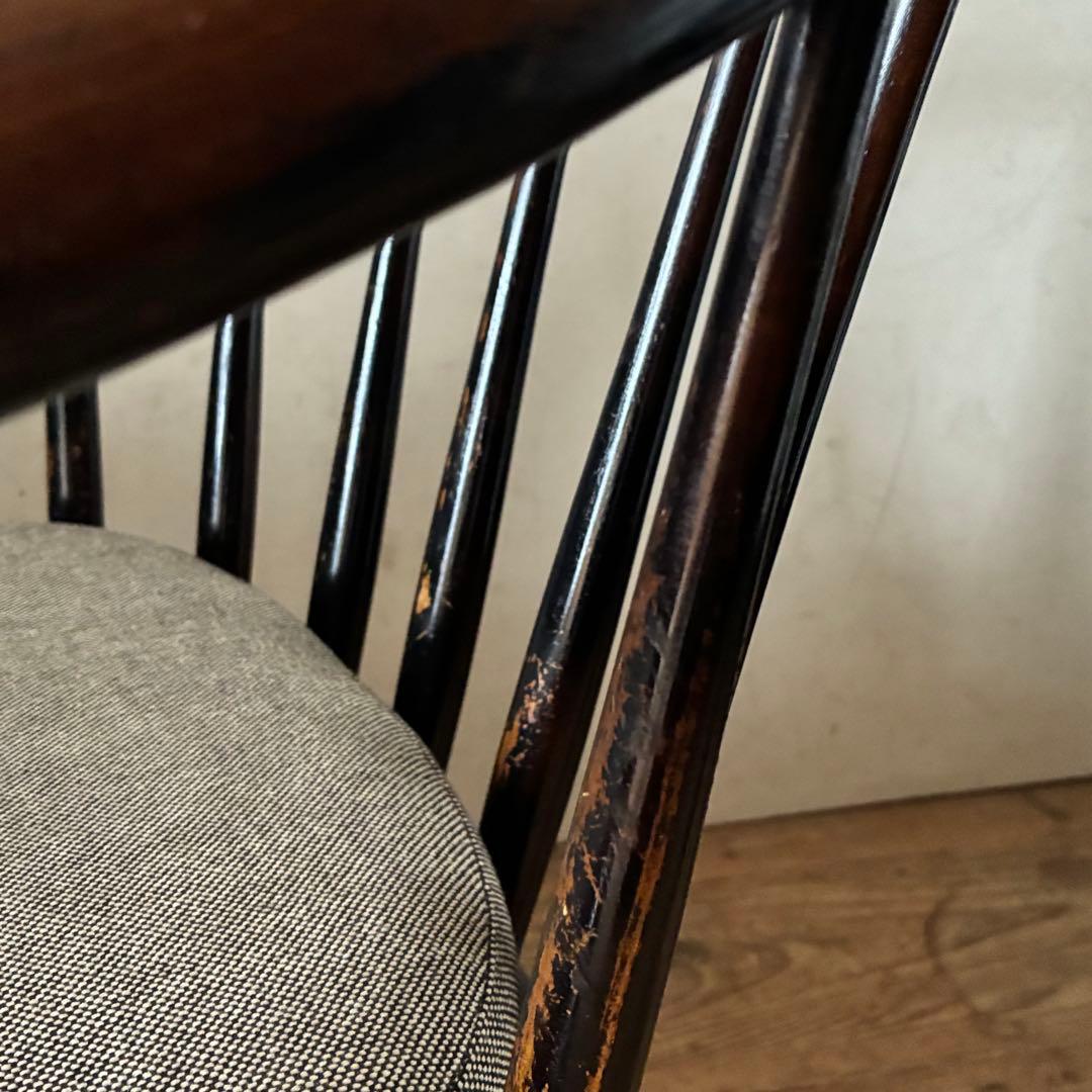 キツツキ 飛騨産業 ヴィンテージ ラウンジ イージーチェア 曲木 ウィンザー ①