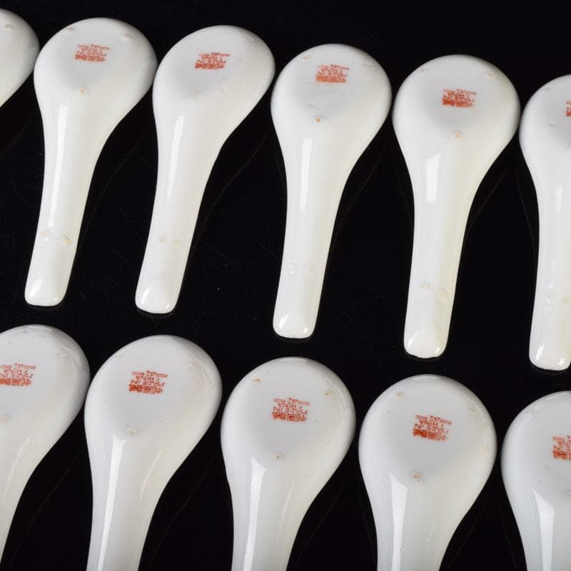 中国　景徳鎮　龍花文　レンゲ　24点まとめて　C　8592