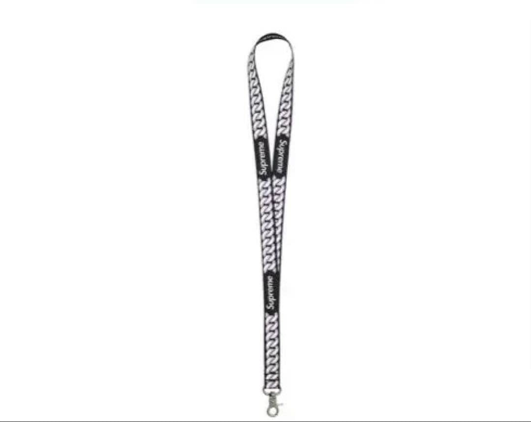 Supreme Lanyard Red Black ランヤード 黒