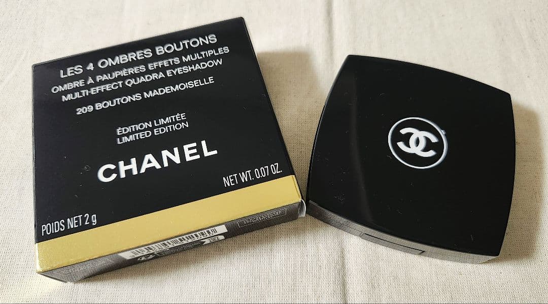CHANEL 新作特別限定品 レキャトルオンブルブトン 209 マドモアゼル